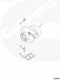  Cummins Турбокомпрессор (аналог 4043978)