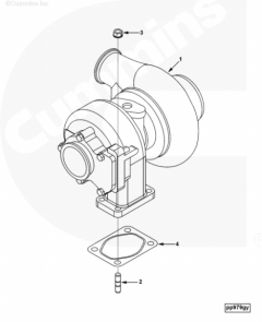  Cummins Турбокомпрессор HY40W