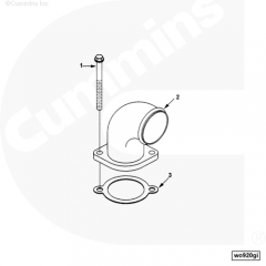  Cummins Патрубок впускной ОЖ