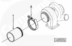  Cummins Патрубок выпускной турбокомпрессора