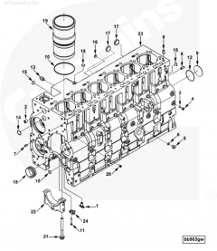  Cummins Блок цилиндров