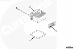  Cummins Прокладка подогревателя впускного воздуха