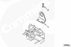 Cummins Болт крепления кронштейна подъемного механизма