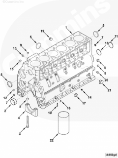  Cummins Блок цилиндров