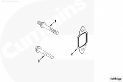  Cummins Болт крепления выпускного коллектора