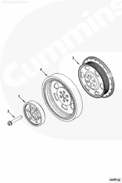  Cummins Демпфер (Гаситель резонансных колебаний)