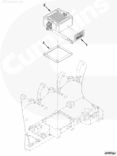  Cummins Прокладка подогревателя впускного воздуха