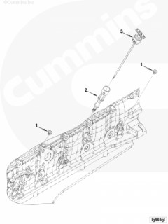  Cummins Заглушка трубки уровня масла