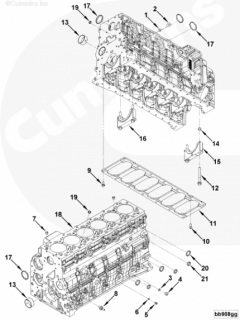  Cummins Блок цилиндров
