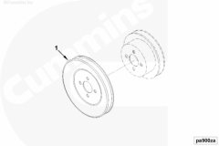  Cummins Шкив вентилятора