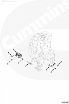  Cummins Кронштейн генератора