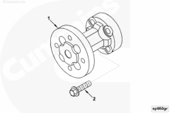 Cummins Адаптер шкива вентилятора