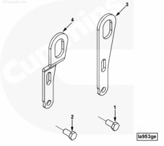  Cummins Болт крепления кронштейна подъемного механизма