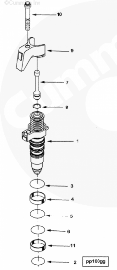  Cummins Держатель форсунки