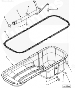  Cummins Поддон картера