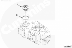  Cummins Термостат с уплотнением
