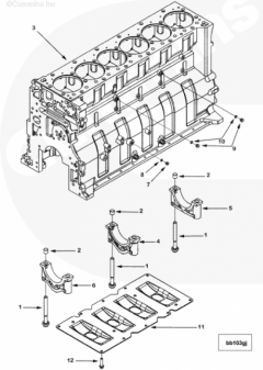 Cummins Блок цилиндров