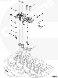  Cummins Коромысло клапана выпускного