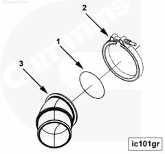  Cummins Патрубок перепускной воздушный