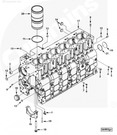  Cummins Блок цилиндров