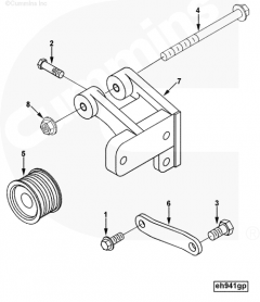  Cummins Болт крепления генератора