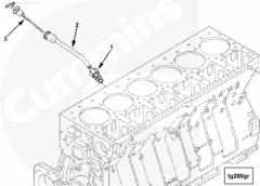  Cummins Трубка щупа уровня масла 