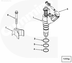  Cummins Кольцо уплотнительное форсунки