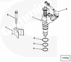  Cummins Кольцо уплотнительное форсунки