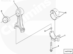  Cummins Направляющая крышки шатуна