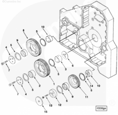  Cummins Подшипник шестерни ГРМ