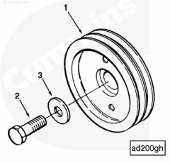  Cummins Шкив вспомогательных агрегатов 