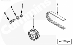  Cummins Ремень генератора