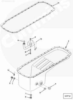  Cummins Поддон картера