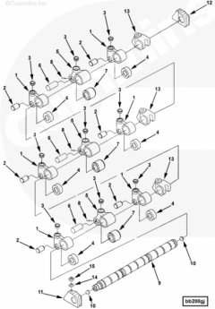  Cummins Ролик рычага толкателя клапана