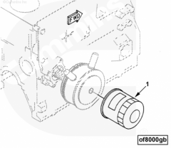  Cummins Фильтр масляный Fleetguard LF16011