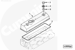  Cummins Крышка клапанная