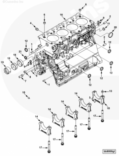  Cummins Блок цилиндров