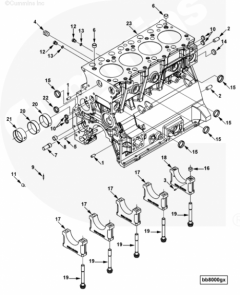  Cummins Блок цилиндров