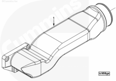  Cummins Перепускной воздушный патрубок