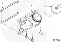  Cummins Болт крепления горловины маслозаливной