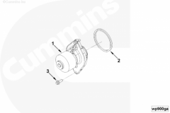  Cummins Насос водяной (помпа)