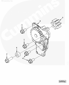  Cummins Насос масляный