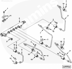  Cummins Рампа топливная (рейка)