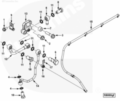  Cummins Трубка подачи топлива к адаптеру