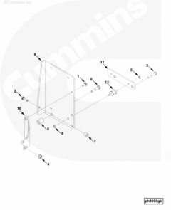  Cummins Кронштейн модуля управления