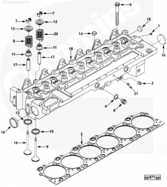  Cummins Головка блока цилиндров (ГБЦ)