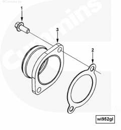  Cummins Патрубок ОЖ