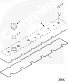  Cummins Крышка клапанная