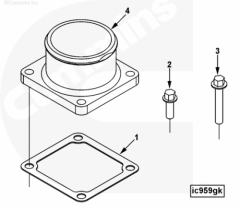  Cummins Патрубок впускного коллектора