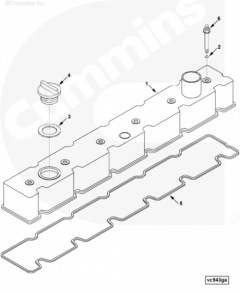  Cummins Крышка клапанная